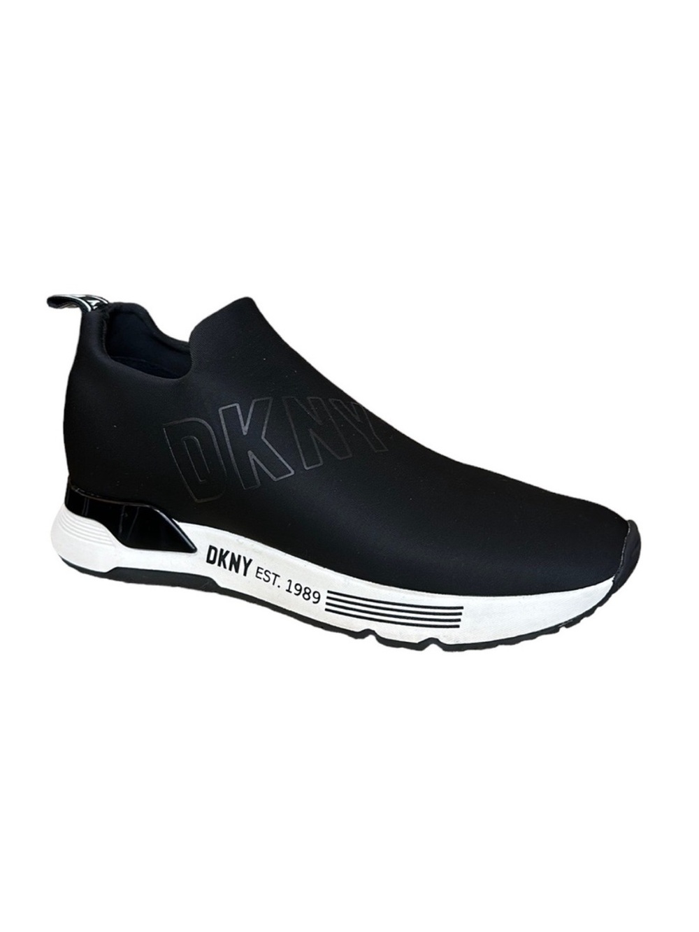 DKNY Nora Sock Sneakers in Black size 9.5